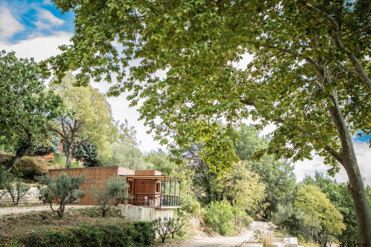 Les Cabanes De La Fontaine Lacoste  Exterior foto
