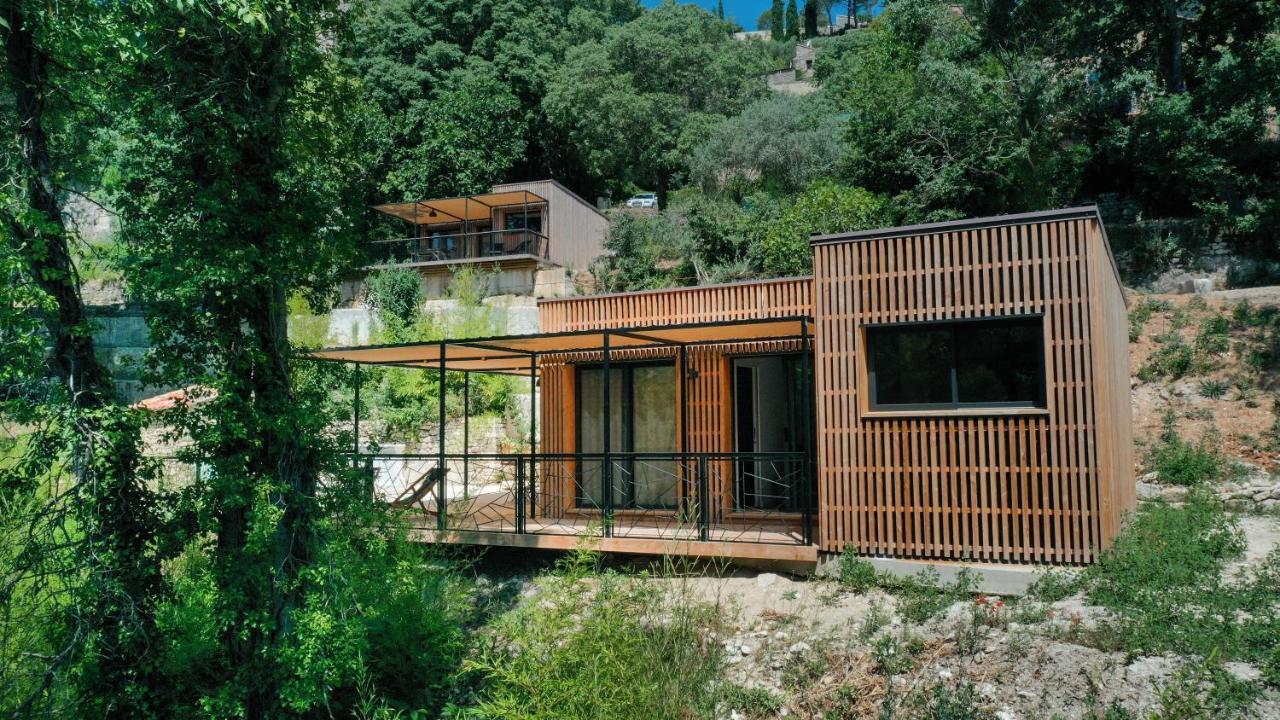 Les Cabanes De La Fontaine Lacoste  Exterior foto